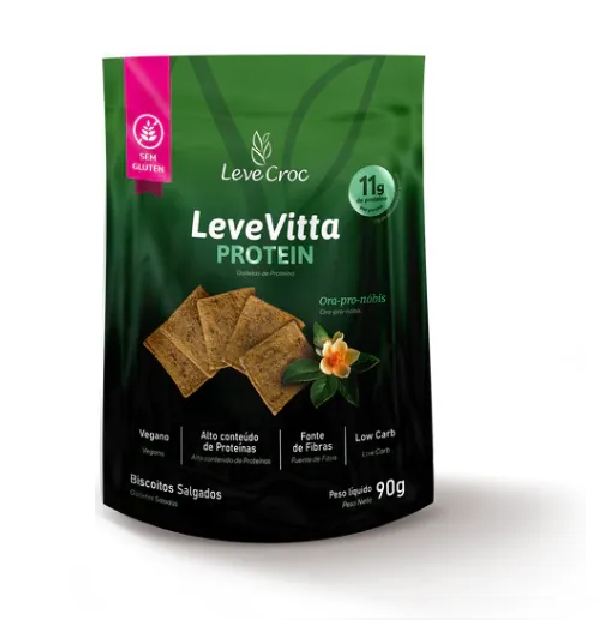 Biscoito Salgado Levita Protein Ora Pro Nobis 90G
