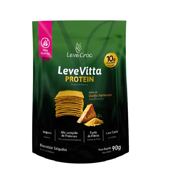 Biscoito Salgado Levita Protein Queijo Parmesao 90G