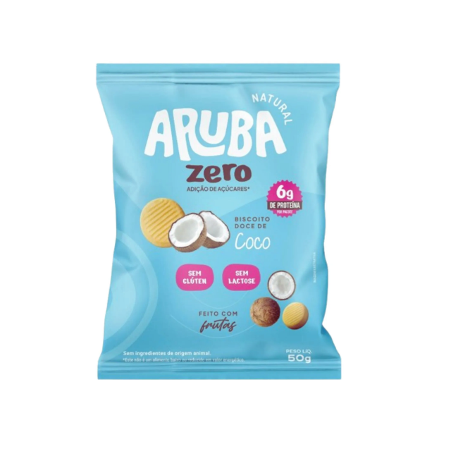 Biscoito Doce Aruba Zero Coco 50G