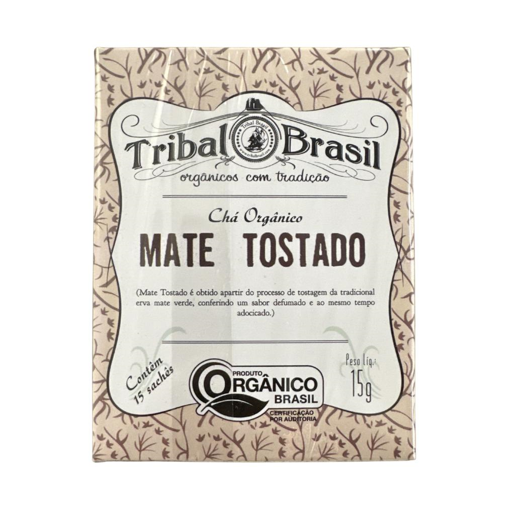 Cha Tribal Puro Org. Mate Tostado CX C/ 15 Saches