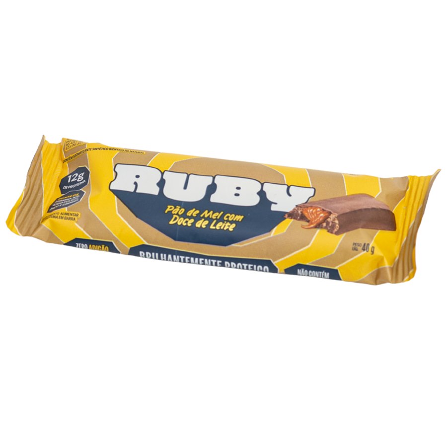 Barra Proteica Ruby Pao de Mel 40G