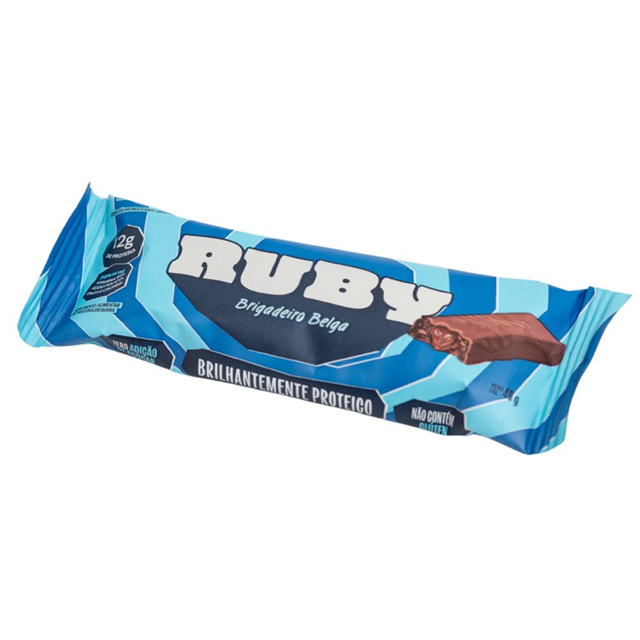 Barra Proteica Ruby  Brigadeiro Belga 40G