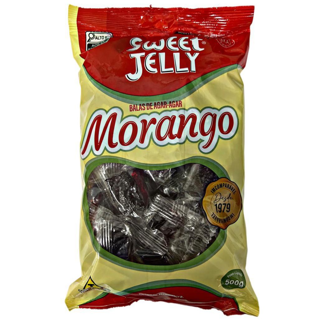 Bala de Algas Morango 500g Sweet Jelly