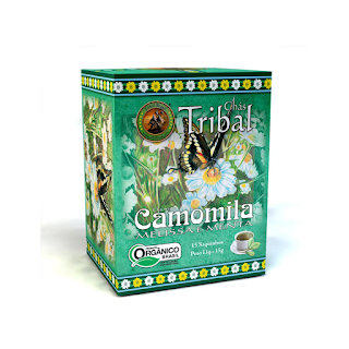 Cha Tribal Organico Mate Camomila Melissa e Menta Cx c/15saches