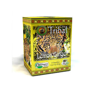 Cha Tribal Organico Mate Lemon Ginger Cx c/15saches