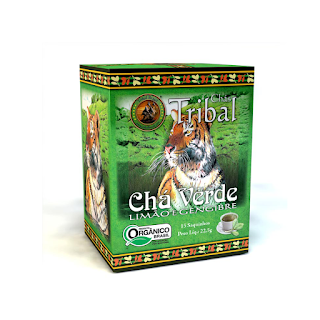 Cha Tribal Organico Verde c/ Limao e Gengibre Cx c/15sache