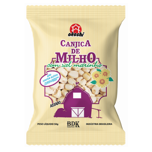 Pipoca Canjica Salgada 40g Hikage