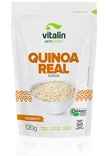 Quinoa Flocos Organica S/Gluten 120g Vitalin