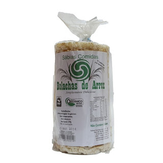 Torrada de Arroz Integral Organico 120G Sabias Comidas